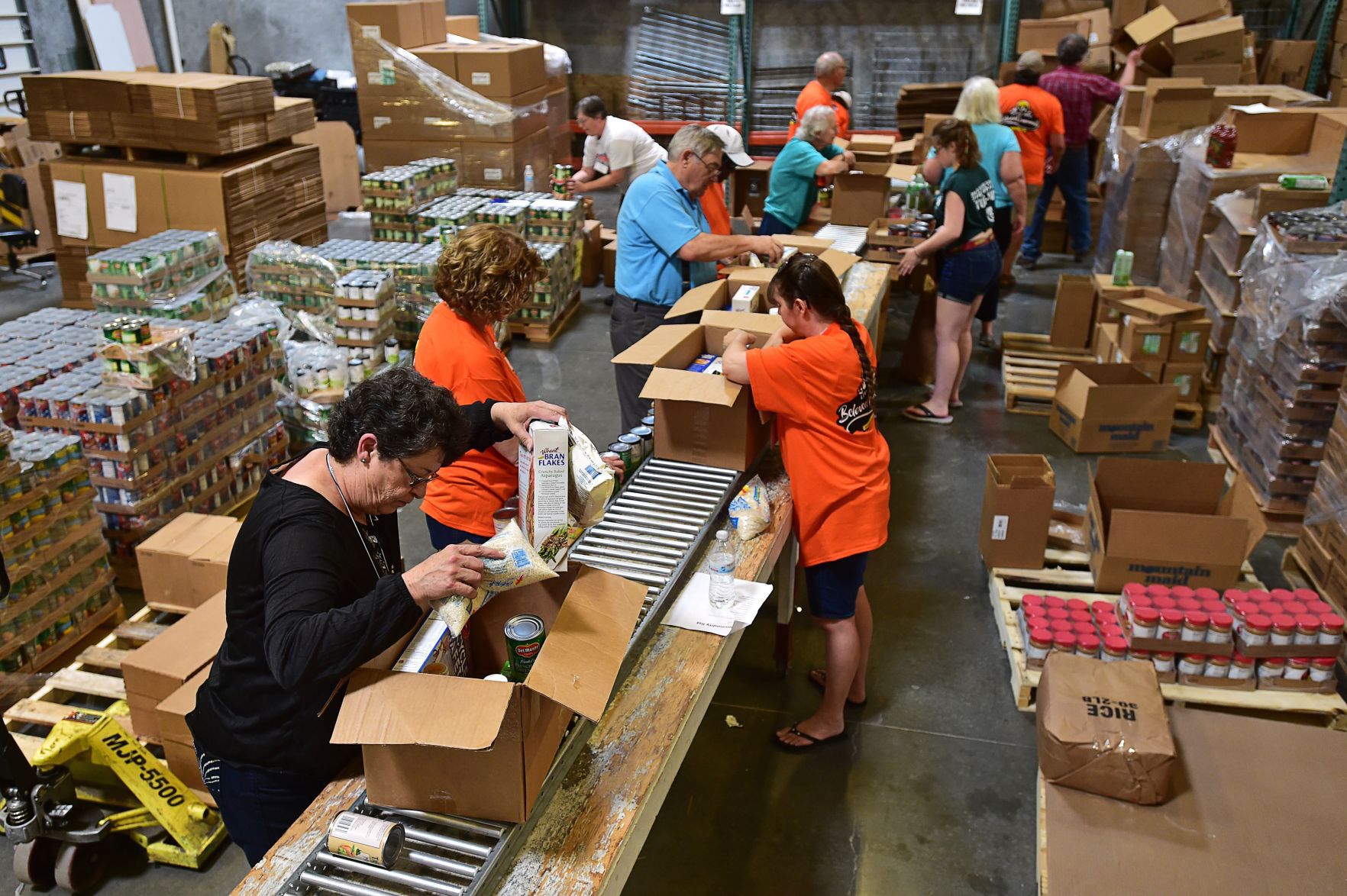 United Methodist Church volunteers
